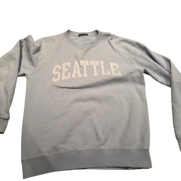 Brandy Melville Sweaters - Brandy‎ Melville Sky Blue Seattle Crewneck Sweater